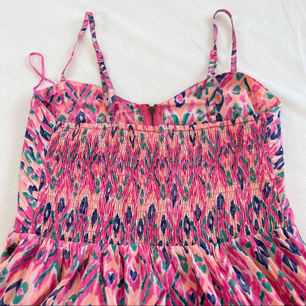 Roxy Multicolor Layered Spaghetti Strap Dress - image 4